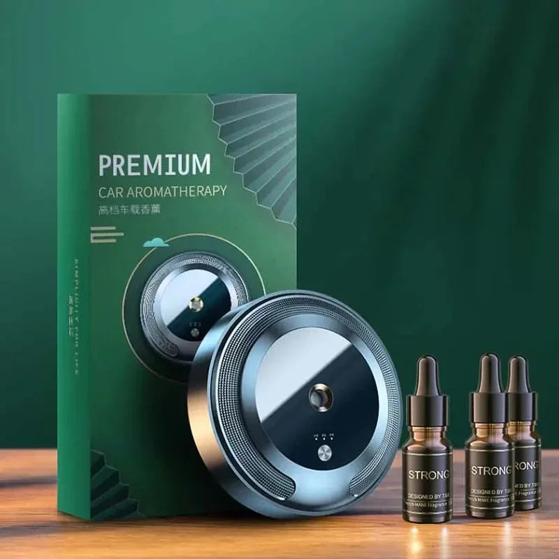 Car Aroma Diffuser Therapy Car Perfume Humidifier Essential Oil Diffuser Portable USB Smart  Air Fresheners Aromatherapy
